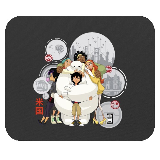 Disney Big Hero 6 TV Series Baymax Hugs Graphic Mouse Pads
