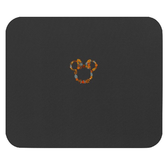 Disney Mickey And Friends Autumn Foliage Mickey Ears Mouse Pads