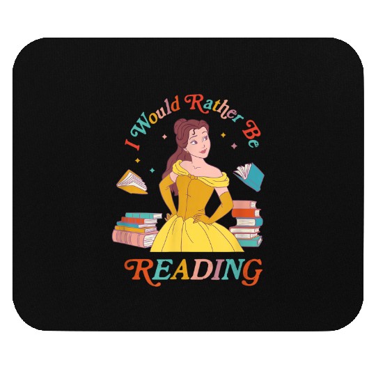 Disney Beauty and the Beast Belle I Would Rather Be Reading Mouse Pads