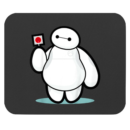 Disney Big Hero 6 Baymax With Lollipop Cute Shot gifts trends Mouse Pads