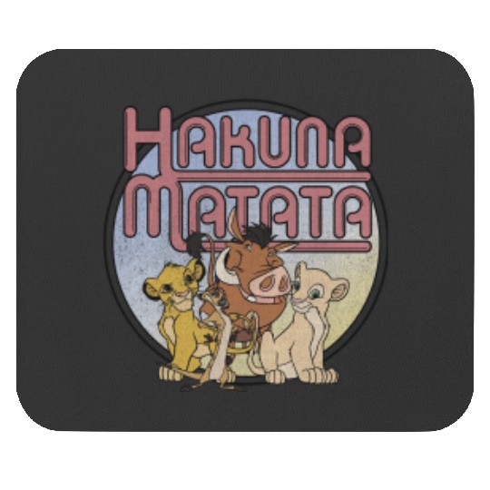 Disney Lion King Retro Hakuna Matata Simba And Friends Mouse Pads