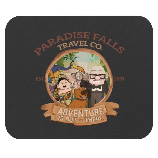 Paradise falls Travel & Co. Mouse Pads, Disney up Mouse Pads, Disney trip Mouse Pads, Disney matching Mouse Pads