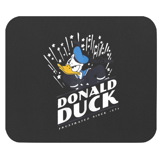 Disney Donald Duck 90th Anniversary Frustrated Since 1934 gifts trends Mouse Pads