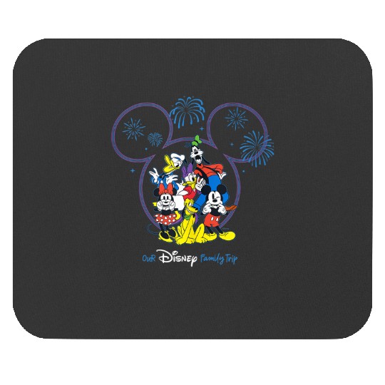 Disney Mickey and Friends Fireworks Our Disney Family Trip Mouse Pads