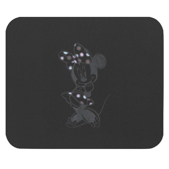 Disney Minnie Mouse Vintage Sweetie Pastel Polka Mouse Pads