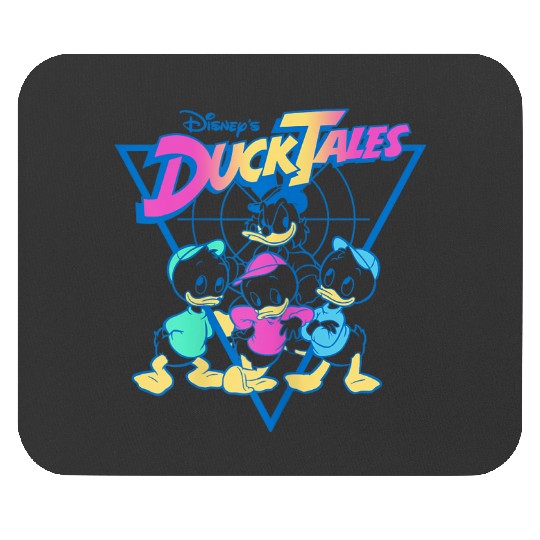 Disney Ducktales Vintage Neon Outlines Group Shot Distressed gifts trends Mouse Pads