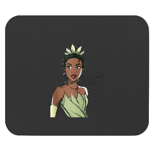 Disney The Princess The Frog Princess Tiana Sketch Mouse Pads