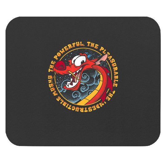 Disney Mulan Mushu Powerful Pleasurable Indestru Mouse Pads