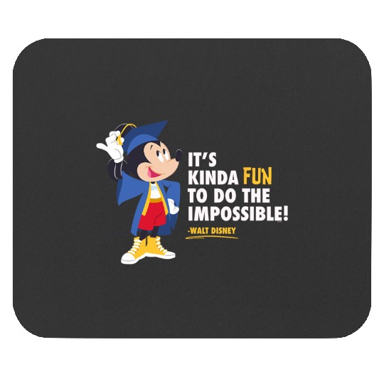 Disney Mickey Mouse Graduation New Grad Do the Impossible Mouse Pads
