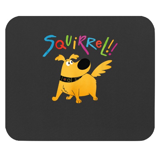 Funny Dug Dog Squirrel Pose , Disney  Up Carl Russell Kevin Tee, WDW Magic Kingdom Disneyland Holiday Vacation Trip Family Gift Mouse Pads