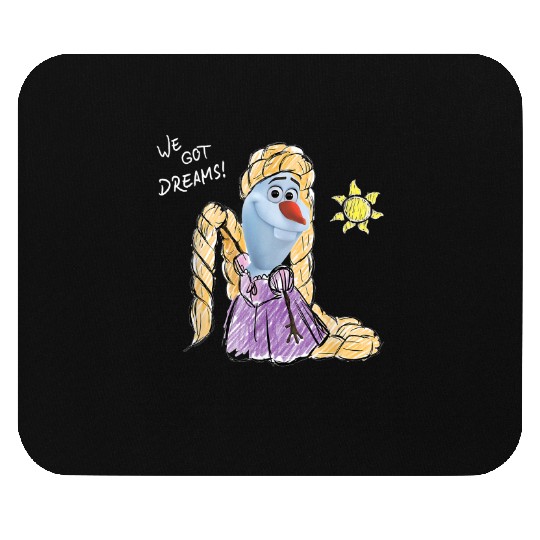 Disney Olaf Presents Tangled Rapunzel We Got Dre Mouse Pads