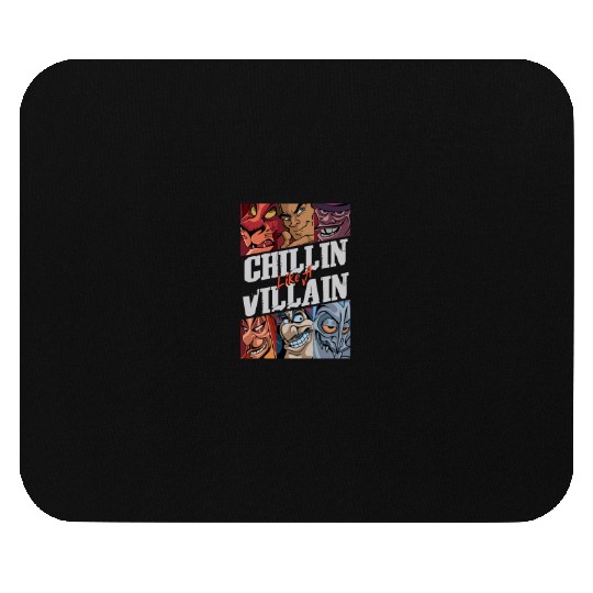 Disney Villains Chillin Like A Villain Group Portrait Mouse Pads