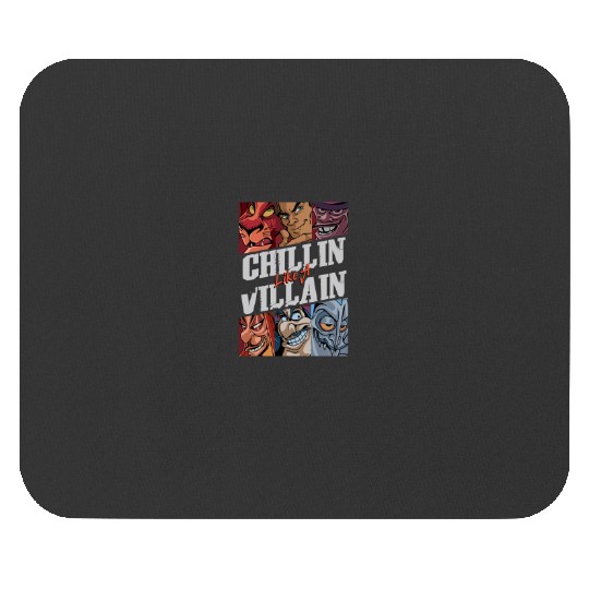 Disney Villains Chillin Like A Villain Group Portrait Mouse Pads