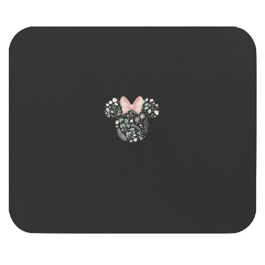 Disney Minnie Mouse Icon Spring Flowers Mouse Pads