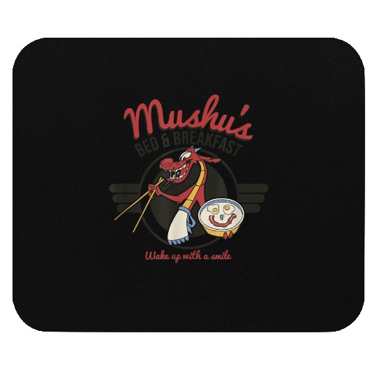 Disney Mulan Mushus Bed Breakfast Poster Mouse Pads