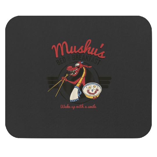 Disney Mulan Mushus Bed Breakfast Poster Mouse Pads