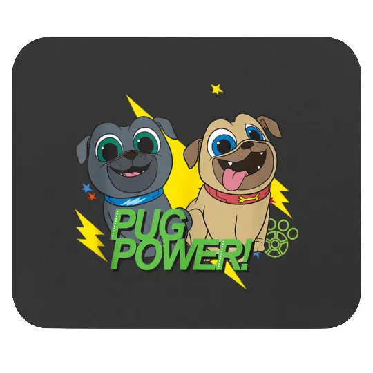 Disneyss Puppy Dog Pals Pug Power Mouse Pads