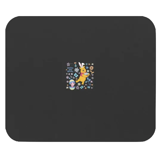 Disney Winnie the Pooh Piglet Easter Besties and Blooms Mouse Pads