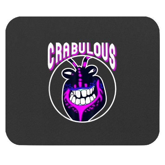 Disney Moana Tamatoa Crabulous Neon Face Circle Portrait Mouse Pads