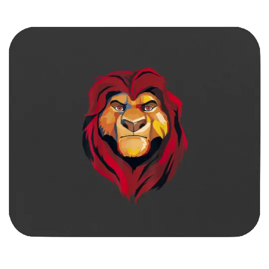 Disney The Lion King Mufasa Artistic Painted Por Mouse Pads