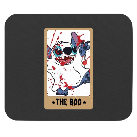 Funny Stitch Shirtdisney Halloween Shirt Retro Horror Halloween T Shirt Horror Movie Character Shirt (1) Mouse Pads