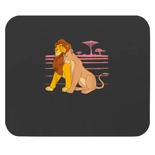 Disney The Lion King Simba and Nala Love TShirt Mouse Pads