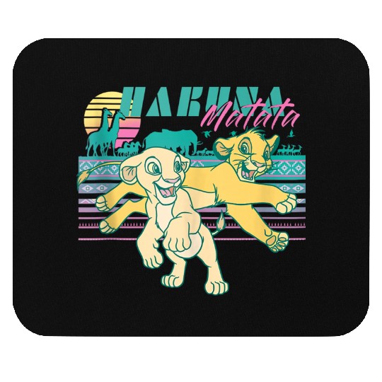 Disneyss Lion King Simba Nala Retro Landscape Portrait Mouse Pads
