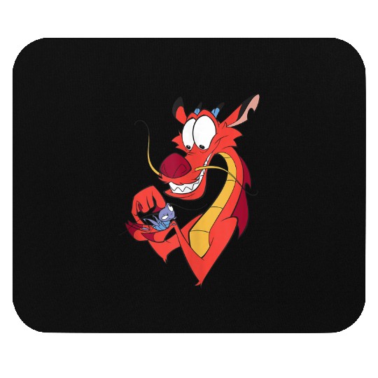 Disney Mulan Mushu And CriKee Pocket Logo Mouse Pads