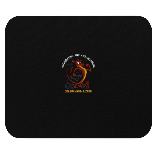 Disney Mulan Mushu Dragon Not Lizard Portrait Mouse Pads