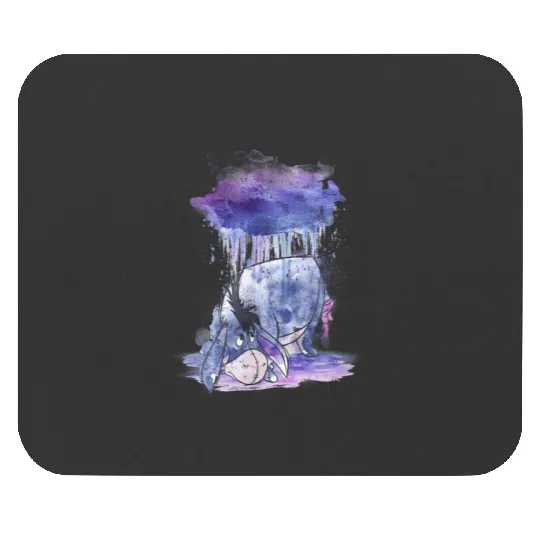 Disney Winnie The Pooh Eeyore Watercolor Rain Cl Mouse Pads