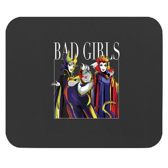 Disney Villains Bad Girls Group Shot Painted Gra Mouse Pads