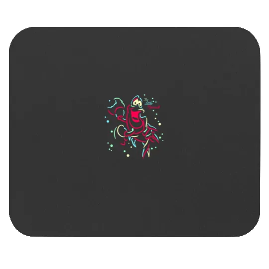 Disneyss The Little Mermaid Sebastian Crab Lights Mouse Pads