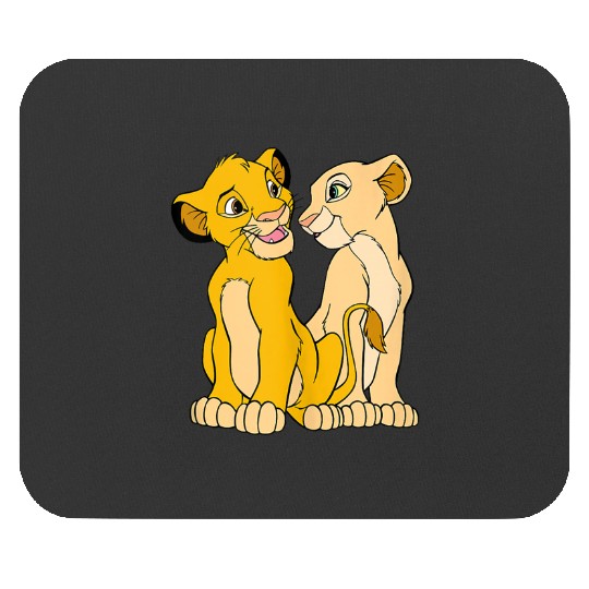 Disney The Lion King Cute Simba Nala Big Chest Portraits Mouse Pads