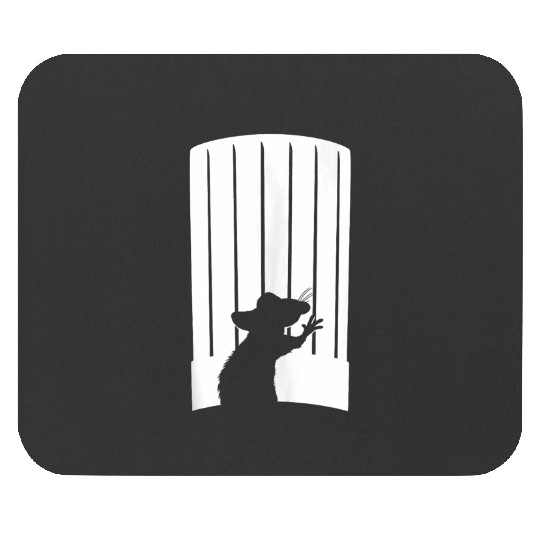 Disney and Pixars Ratatouille Chef Hat Remy Silhouette Mouse Pads