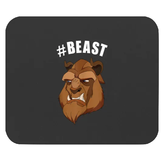 Disney Beauty And The Beast Hashtag Beast Portrait Mouse Pads