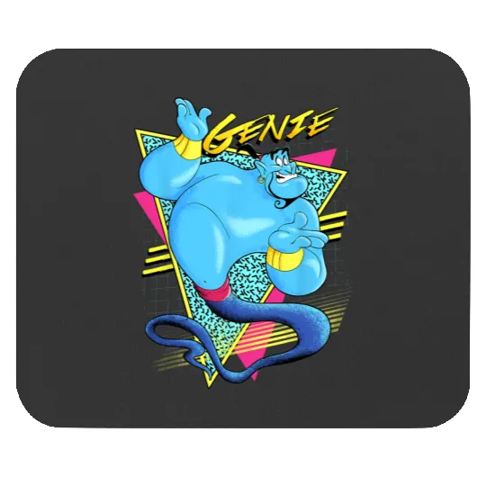 Disney Aladdin Genie Retro Abstract Portrait Logo Mouse Pads