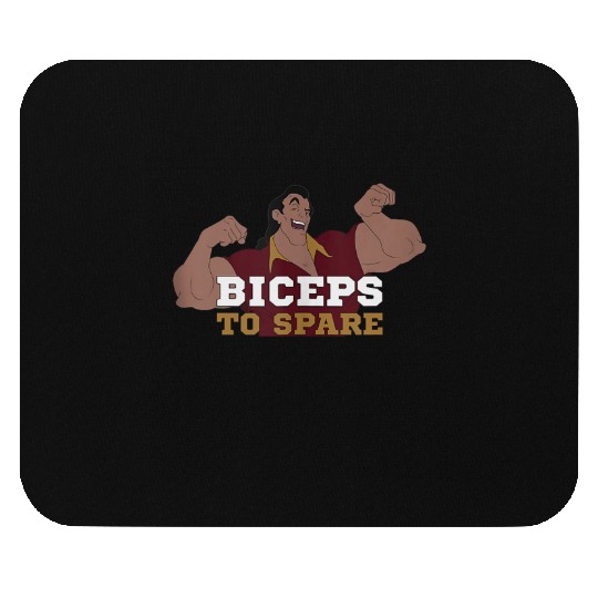 Disney Beauty The Beast Gaston Flexing Biceps To Spare Mouse Pads