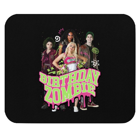 Disney Zombies Birthday Zombie Group Poster Mouse Pads