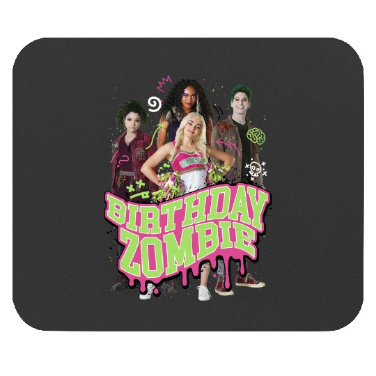 Disney Zombies Birthday Zombie Group Poster Mouse Pads
