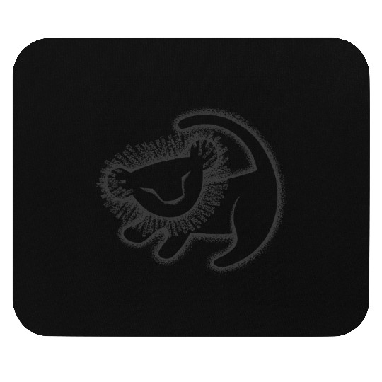 Disney Lion King Young Simba Cave Painting Mouse Pads