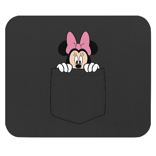 Black Disney Minnie Mouse Classic Fit  - Crew Neck Mouse Pads