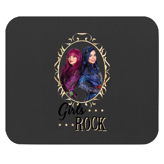 Disney Descendants Mal And Evie Girls Rock Mouse Pads