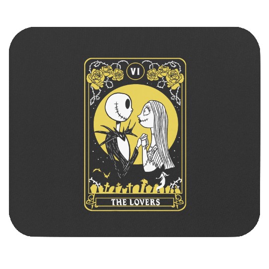 Disneyss The Nightmare Before Christmas Jack Sally Card Mouse Pads