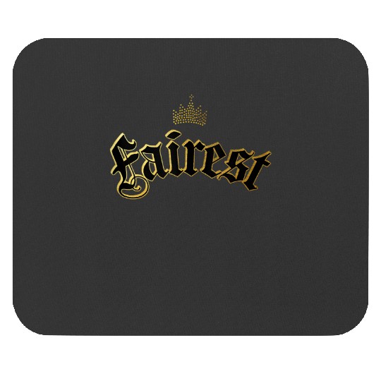 Disney Descendants Fairest Crown Text Logo Mouse Pads