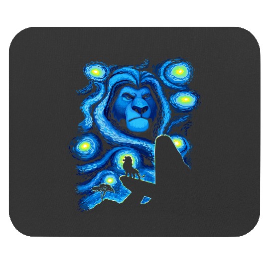 Disney The Lion King Mufasa Starry Night Pride Rock Mouse Pads
