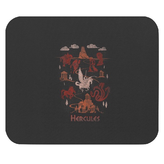Disney Hercules Titan Map Mouse Pads