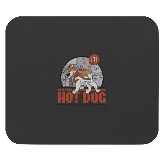 Disneyss Oliver Company New York Hot Dog Poster Mouse Pads