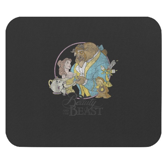 Disney Beauty And The Beast Classic Group Shot Mouse Pads