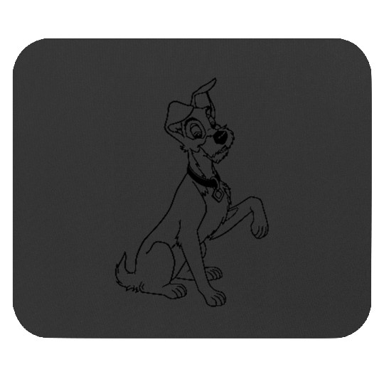 Disneyss Lady And The Tramp Left Chest Pocket Portrait Mouse Pads