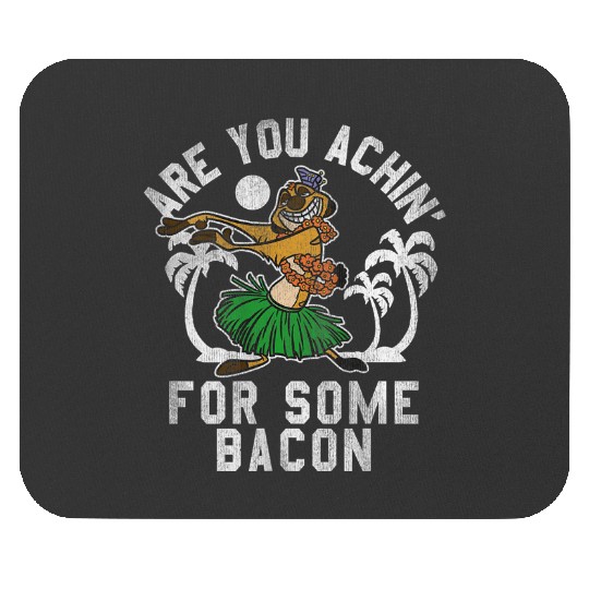 Disneyss The Lion King Timon Achin' Bacon Distressed Hula Mouse Pads